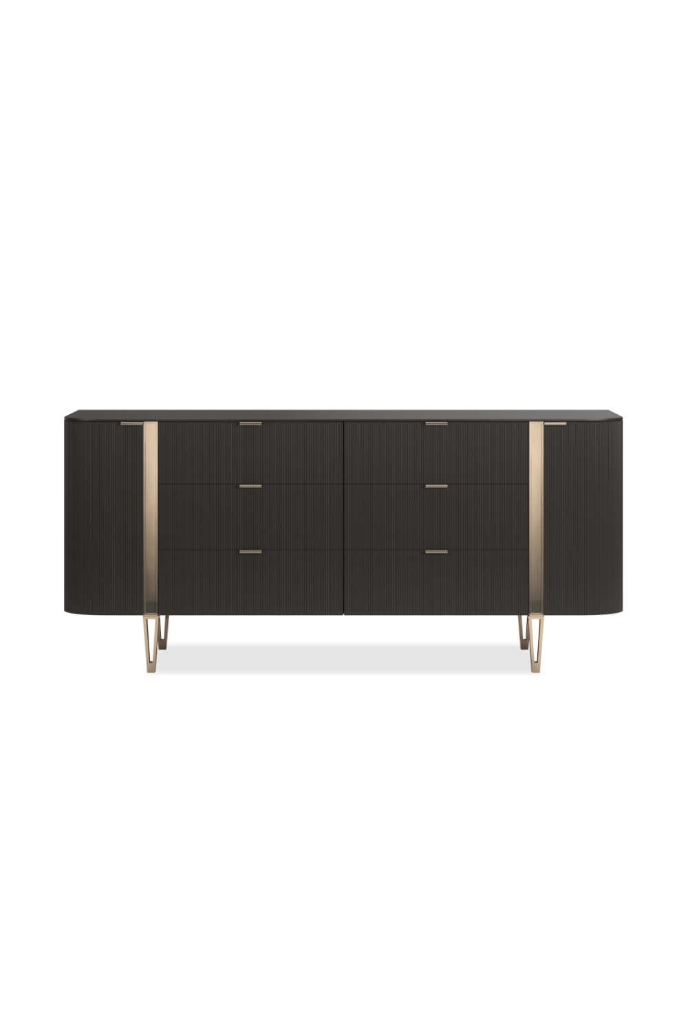   Fluted Front 6-Drawer Dresser | Oroa.com