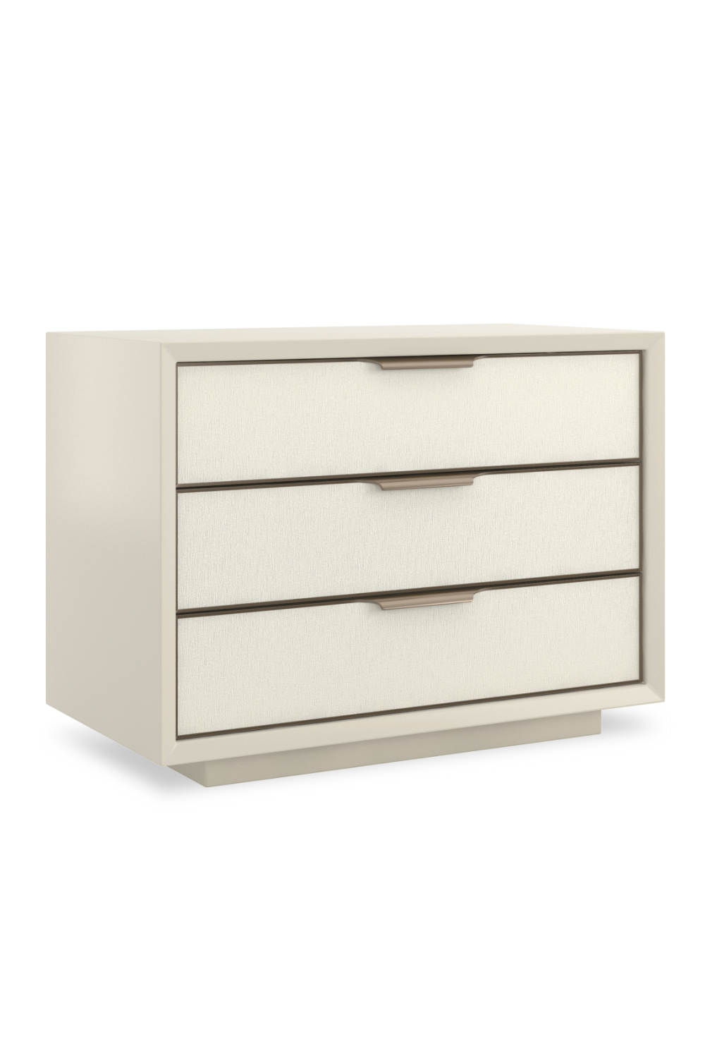  Vinyl 3-Drawer Nightstand | Oroa.com