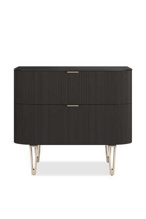   Birch Reeded 2-Drawer Nightstand | Oroa.com