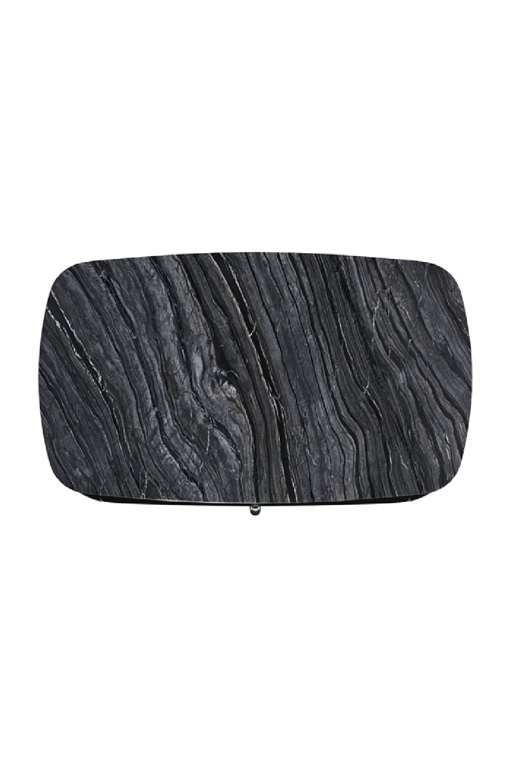   Black 3-Drawer Curved Nighstand | Oroa.com