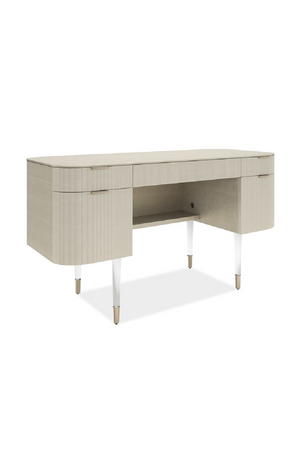   Ridged 2-Drawer Desk | Oroa.com