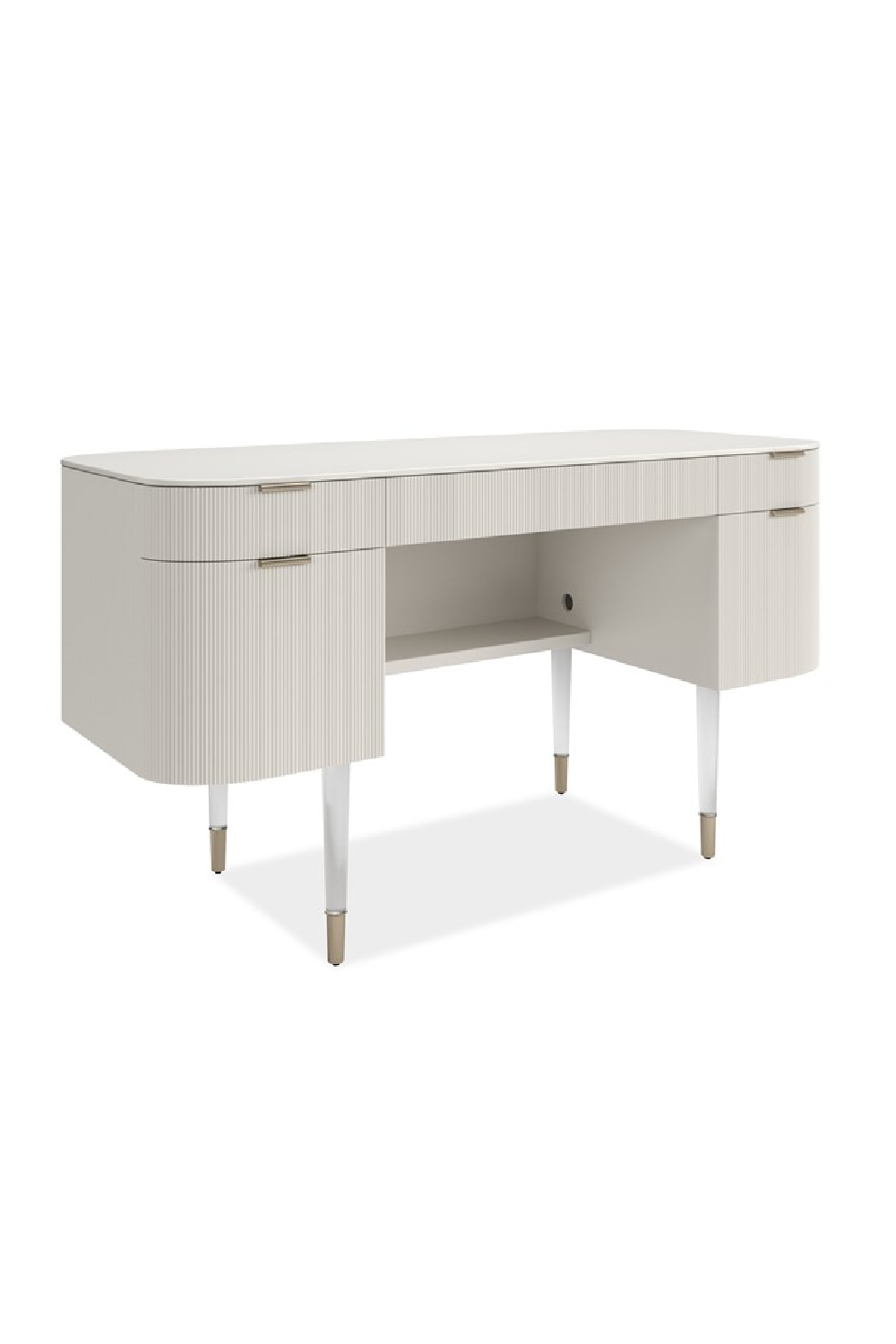  Ridged 2-Drawer Desk | Oroa.com
