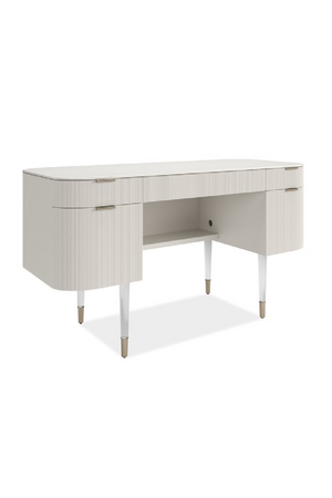   Ridged 2-Drawer Desk | Oroa.com