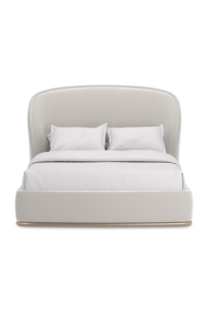   Curved Back Velvet Bed | Oroa.com