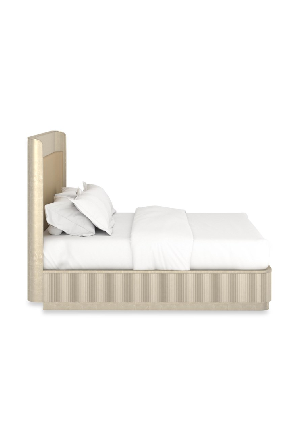  Reeded Headboard King Bed | Oroa.com
