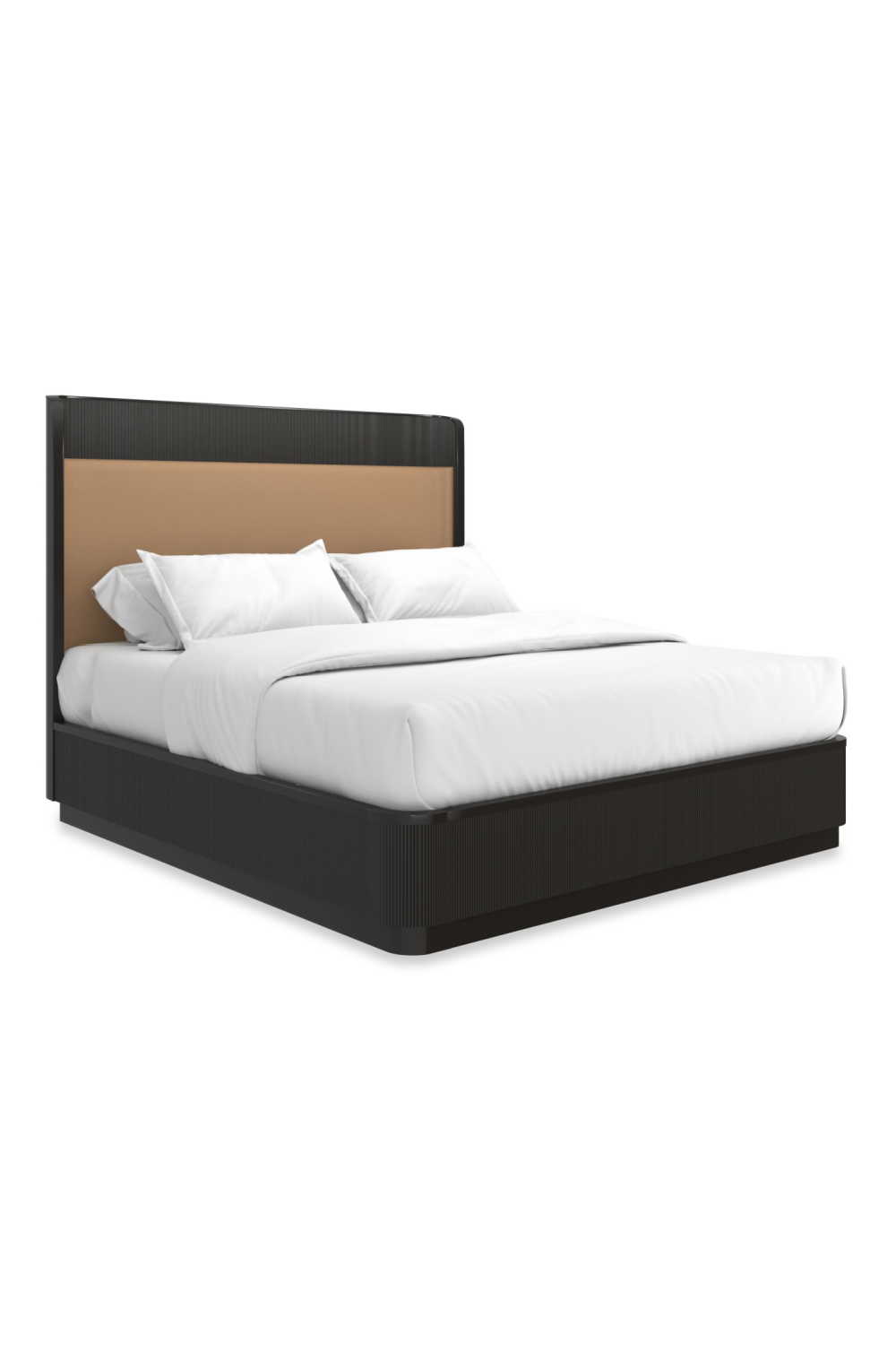   Reeded Headboard King Bed | Oroa.com