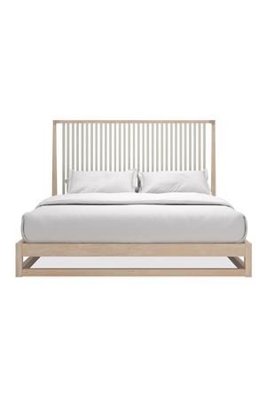   Slatted Oak King Bed | Oroa.com