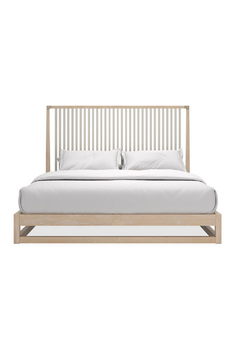   Slatted Oak King Bed | Oroa.com