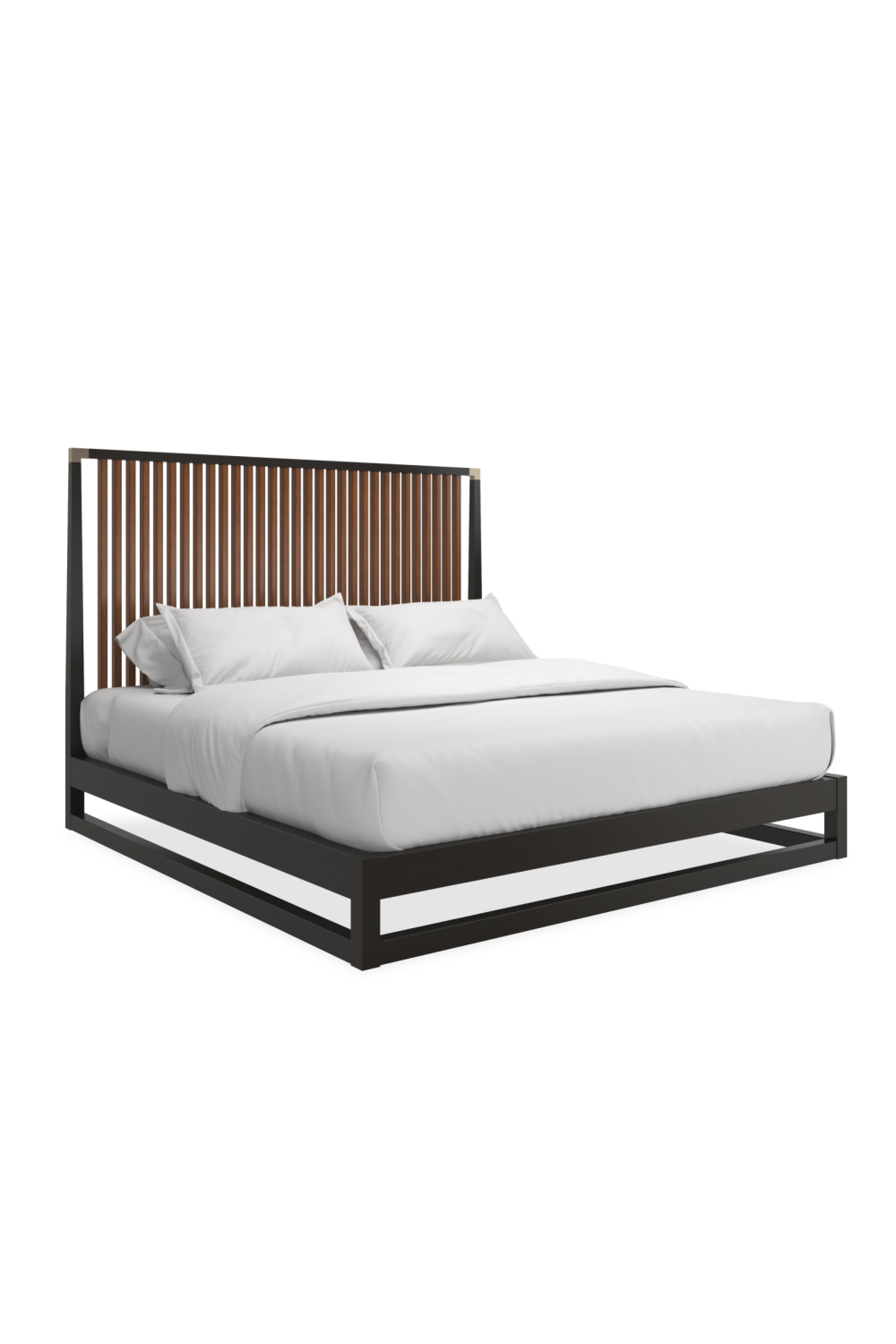   Slatted Oak King Bed | Oroa.com