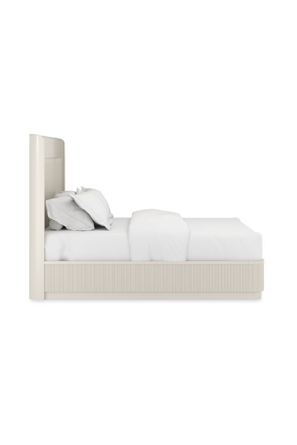   Reeded Headboard King Bed | Oroa.com