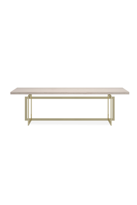   Travertine Top Dining Table | Oroa.com