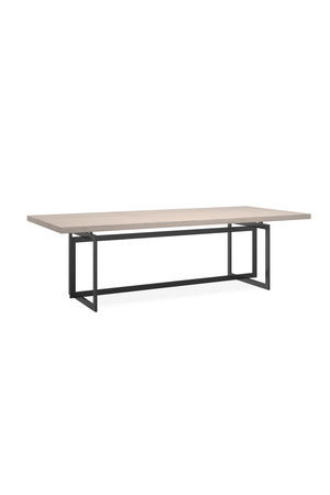   Travertine Top Dining Table | Oroa.com