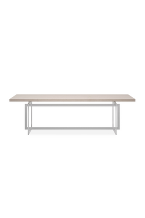   Travertine Top Dining Table | Oroa.com
