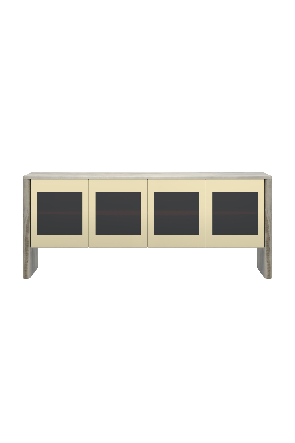   Gray Onyx 4-Door Sideboard | Oroa.com
