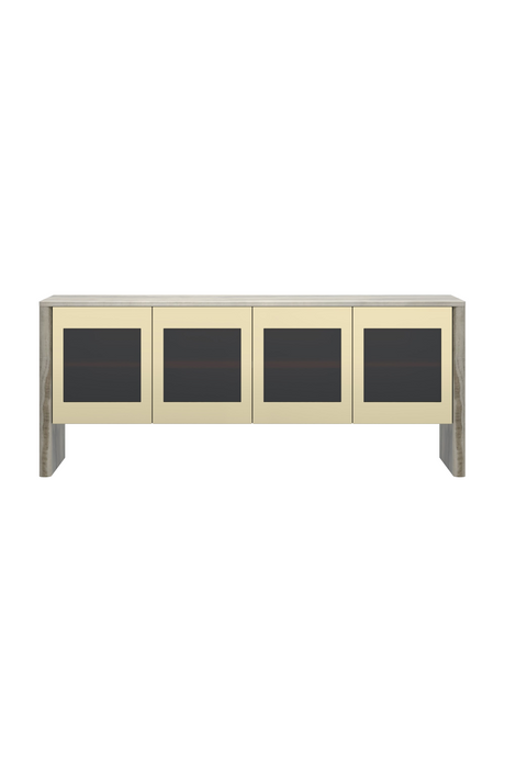   Gray Onyx 4-Door Sideboard | Oroa.com