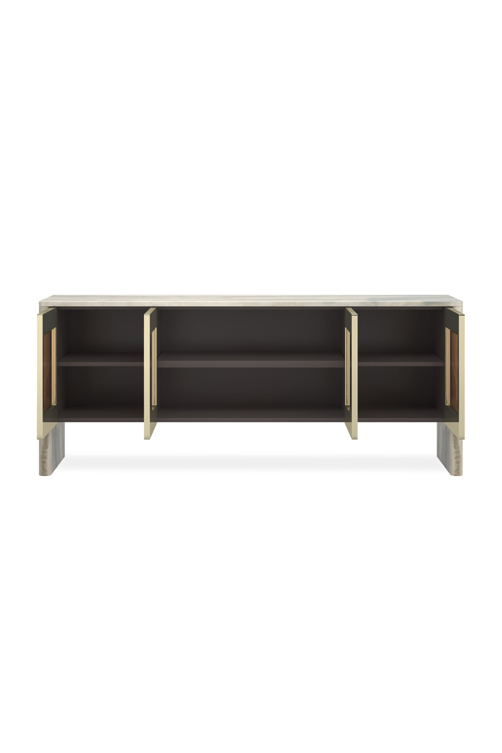   Gray Onyx 4-Door Sideboard | Oroa.com