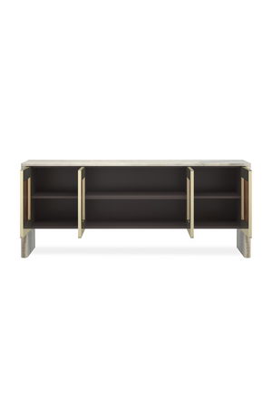   Gray Onyx 4-Door Sideboard | Oroa.com