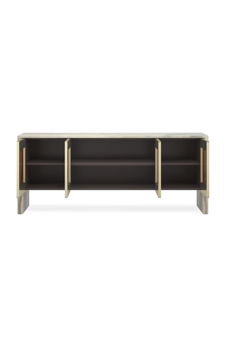   Gray Onyx 4-Door Sideboard | Oroa.com