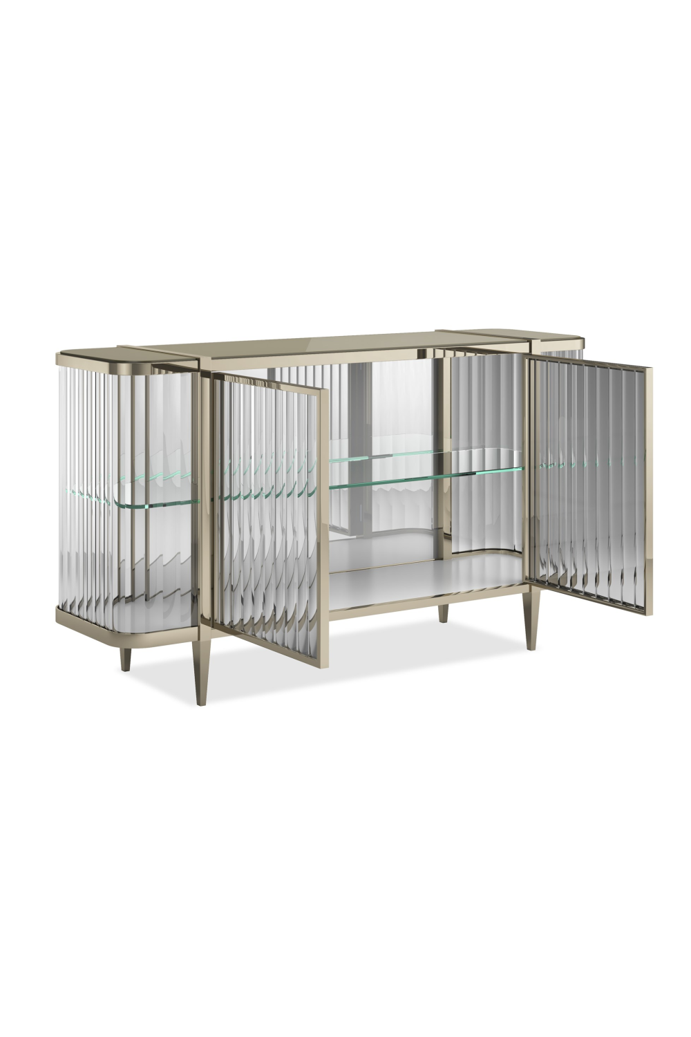   Wavy Mirror 2-Door Sideboard | Oroa.com