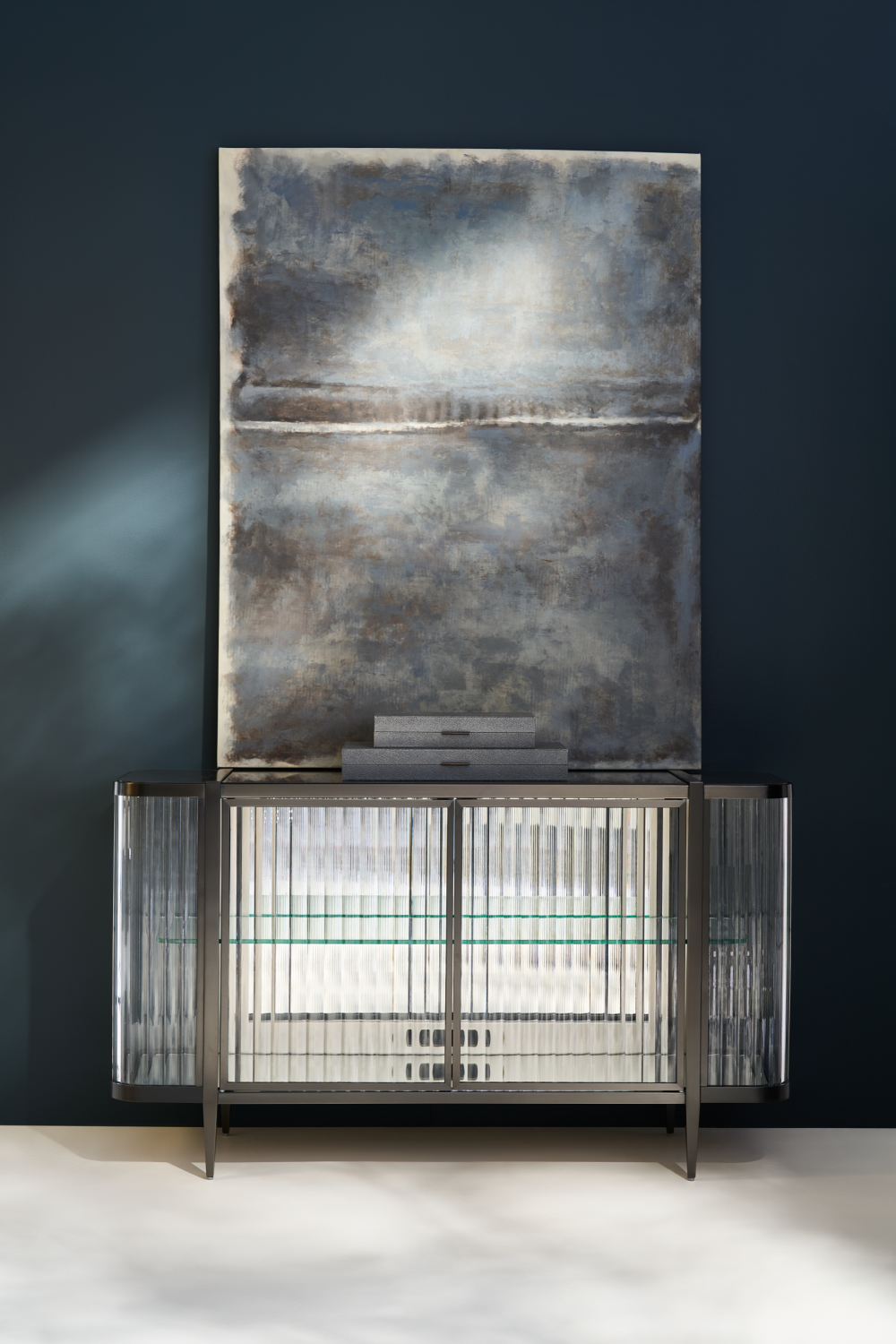   Wavy Mirror 2-Door Sideboard | Oroa.com