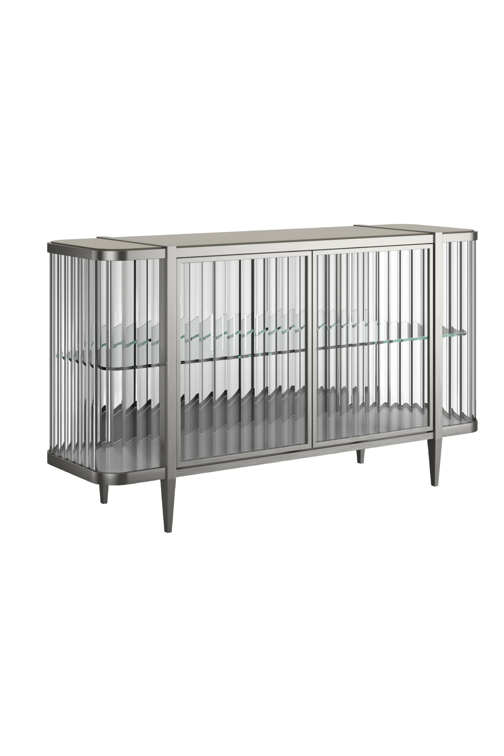   Wavy Mirror 2-Door Sideboard | Oroa.com