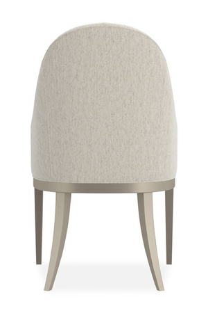   White Arched-Back Dining Armchair | Oroa.com