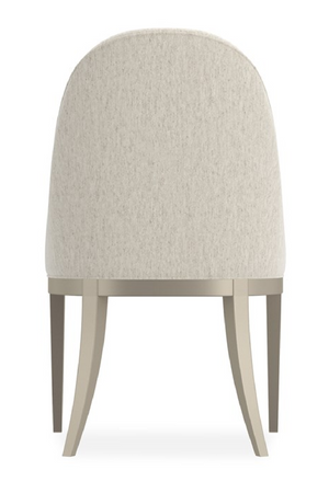   Ecru Arched-Back Side Chair | Oroa.com