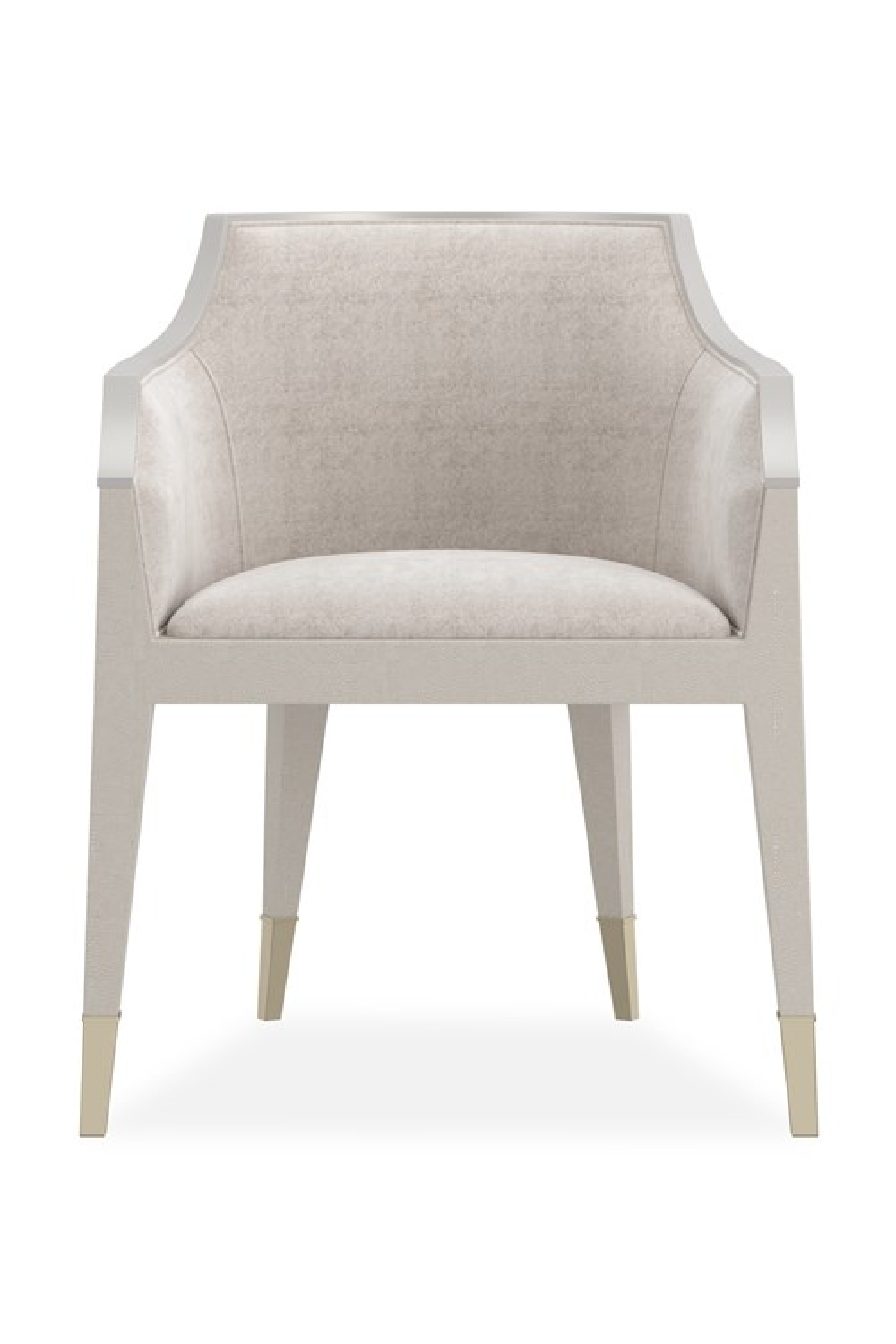   Ivory Shagreen Lounge Armchair | Oroa.com