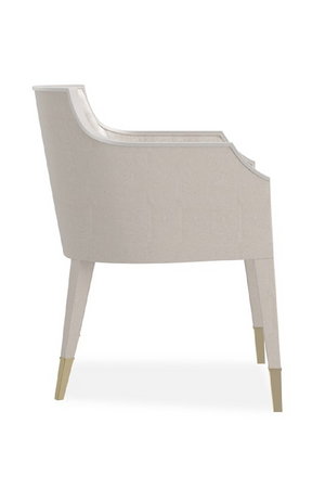   Ivory Shagreen Lounge Armchair | Oroa.com