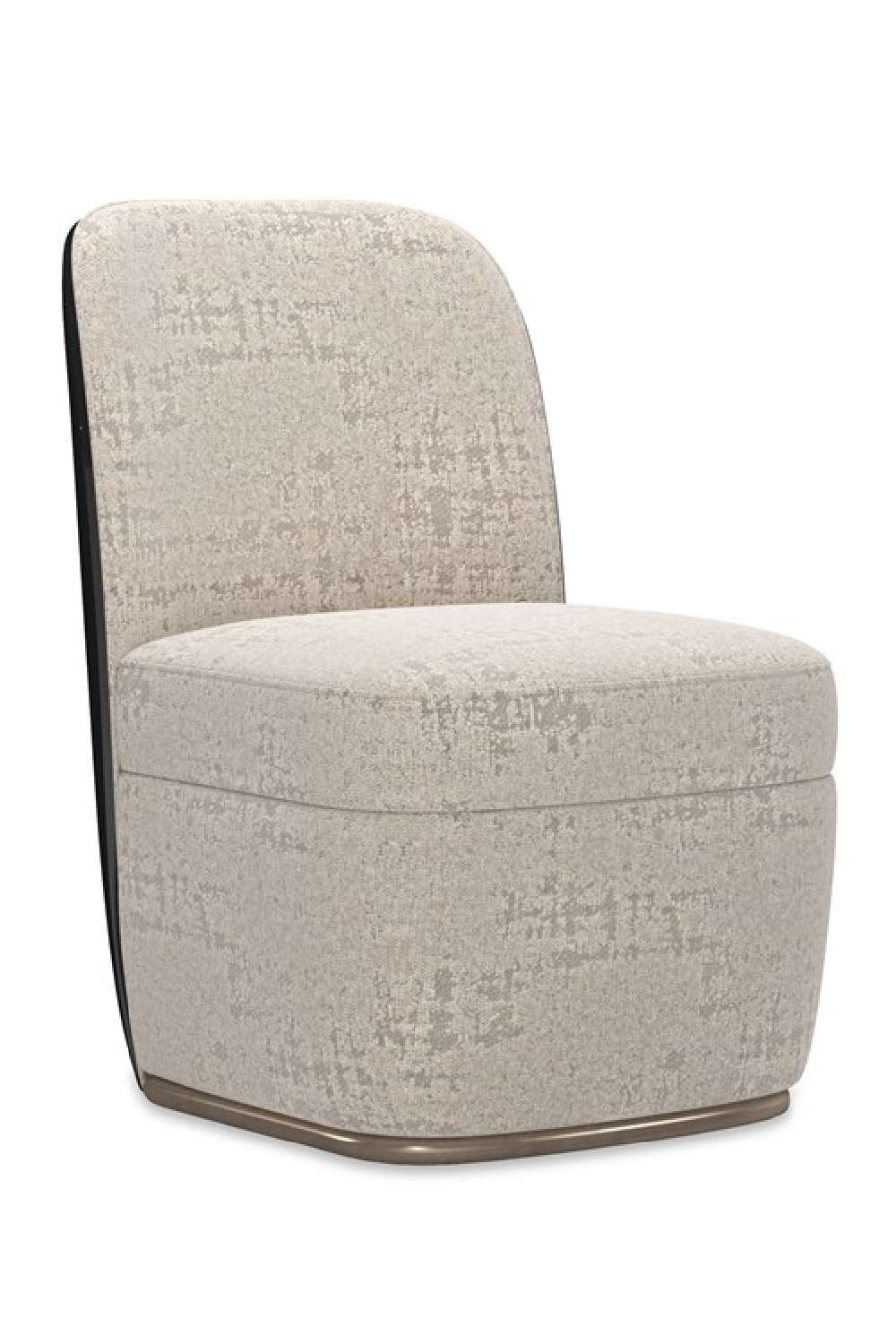   Silver-Taupe Chenille Dining Chair | Oroa.com