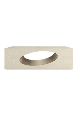   Oval Inset Coffee Table | Oroa.com