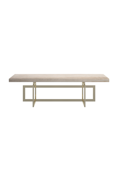   Geometrical Gold Base Coffee Table | Oroa.com