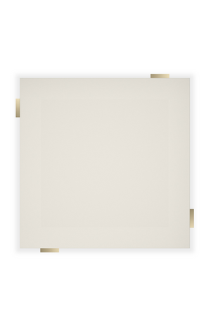   Gold Accent Square Coffee Table | Oroa.com