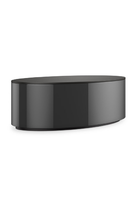   Bronze Metal Oval Coffee Table | Oroa.com