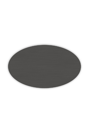   Bronze Metal Oval Coffee Table | Oroa.com