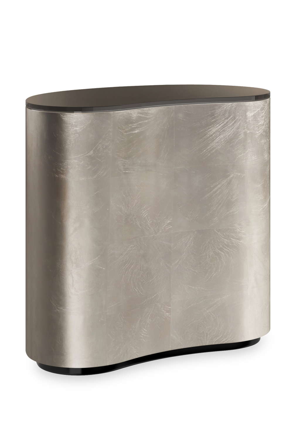   Bronze Glass Kidney Side Table | Oroa.com