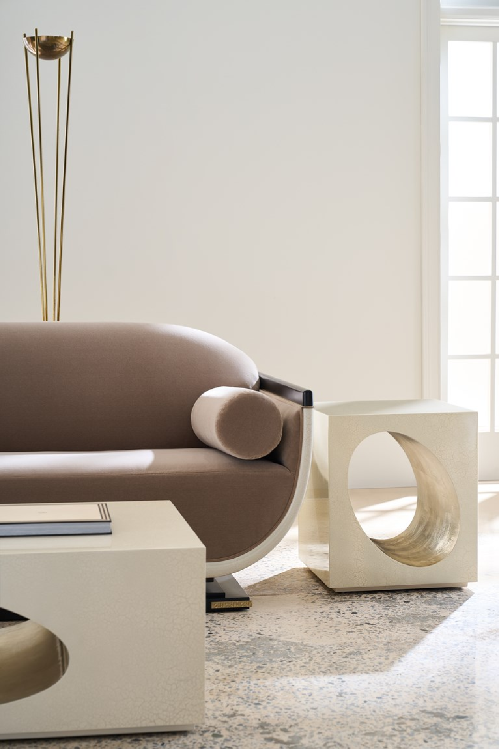   Oval Inset End Table | Oroa.com