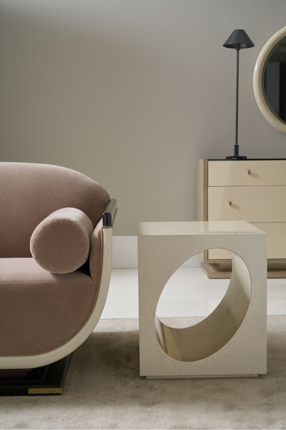   Oval Inset End Table | Oroa.com