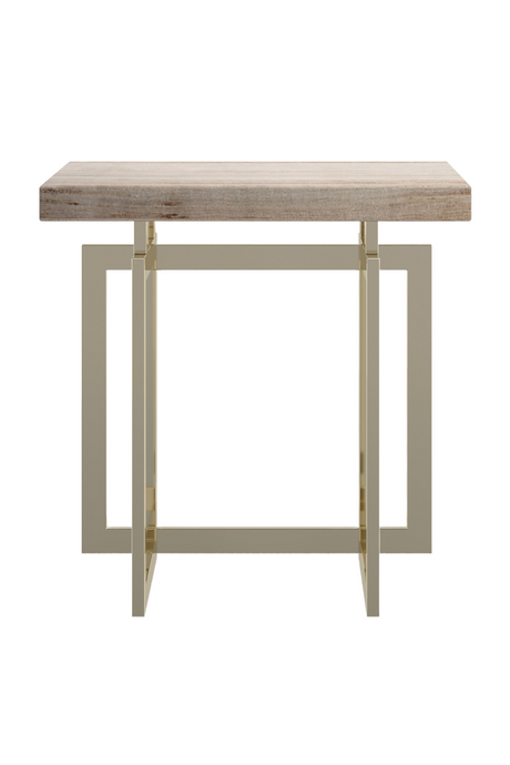   Geometrical Gold Base End Table | Oroa.com