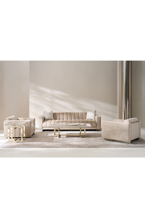   Geometrical Gold Base End Table | Oroa.com