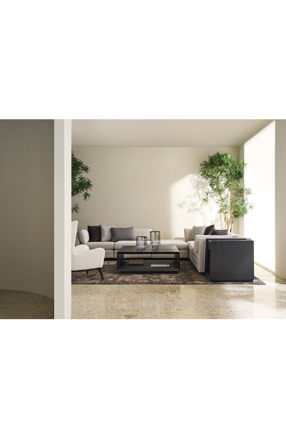   Black Ash 1-Drawer Side Table | Oroa.com