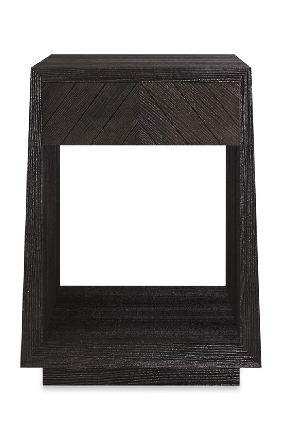   Black Ash 1-Drawer Side Table | Oroa.com