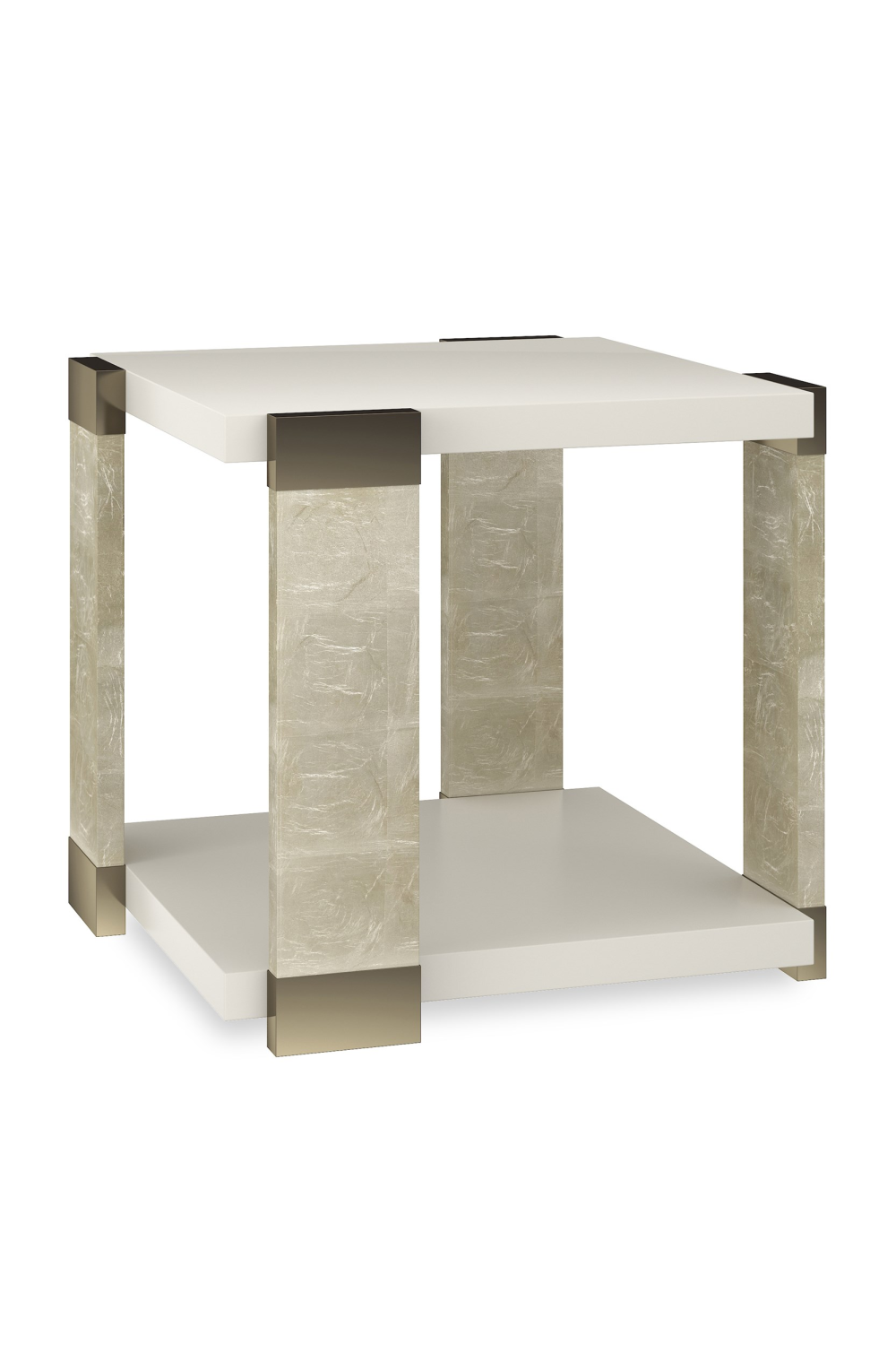   Gold Accent Square End Table | Oroa.com