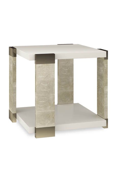   Gold Accent Square End Table | Oroa.com