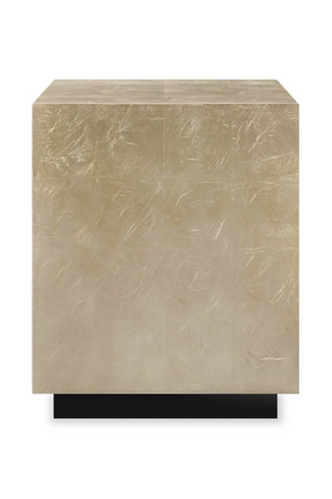   Taupe Silver End Table | Oroa.com