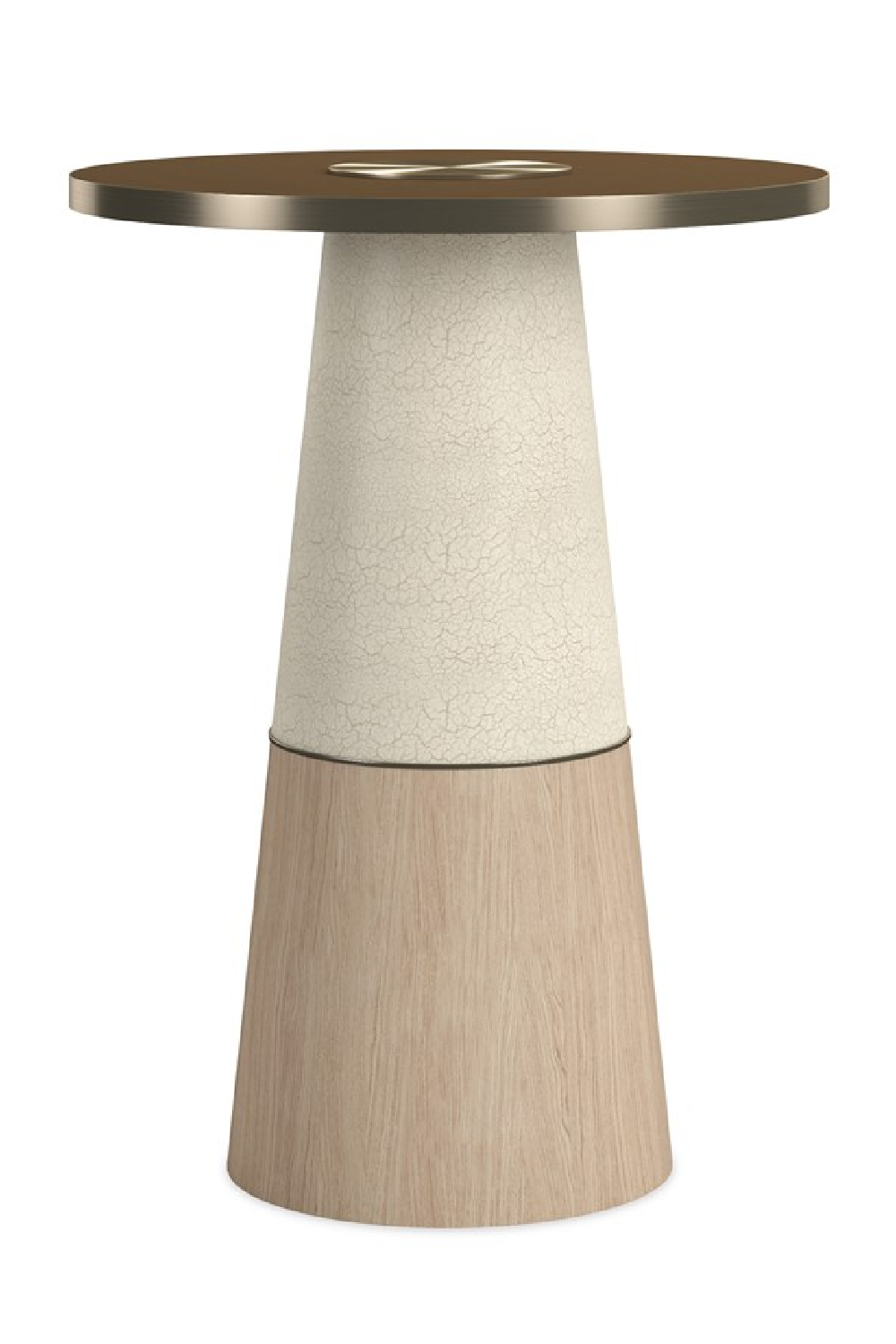   Glass Pedestal Side Table | Oroa.com