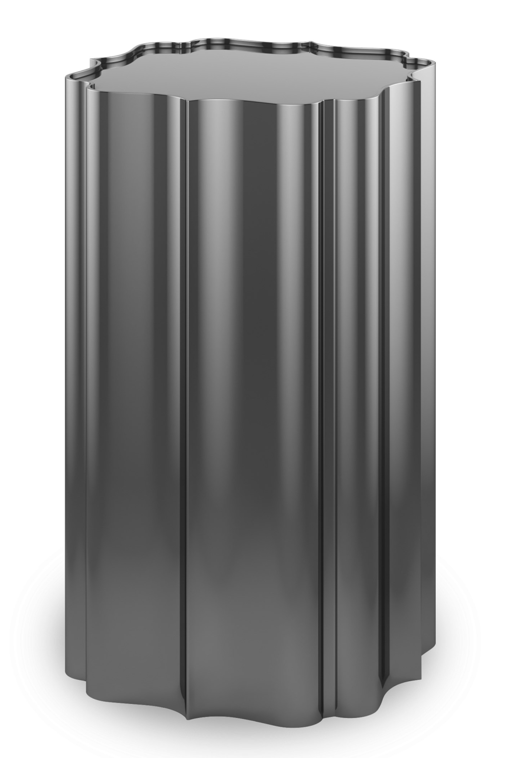   Scalloped Metallic Side Table | Oroa.com