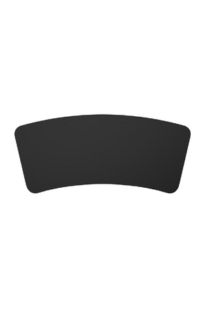   Black Glass 2-Drawer Desk | Oroa.com