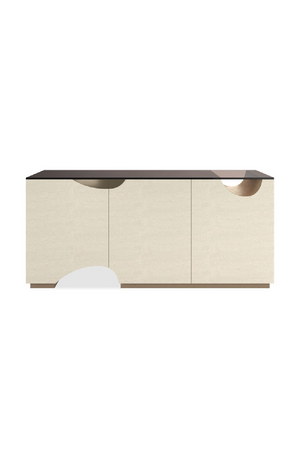   Ivory 3-Door Media Unit | Oroa.com