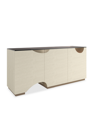   Ivory 3-Door Media Unit | Oroa.com